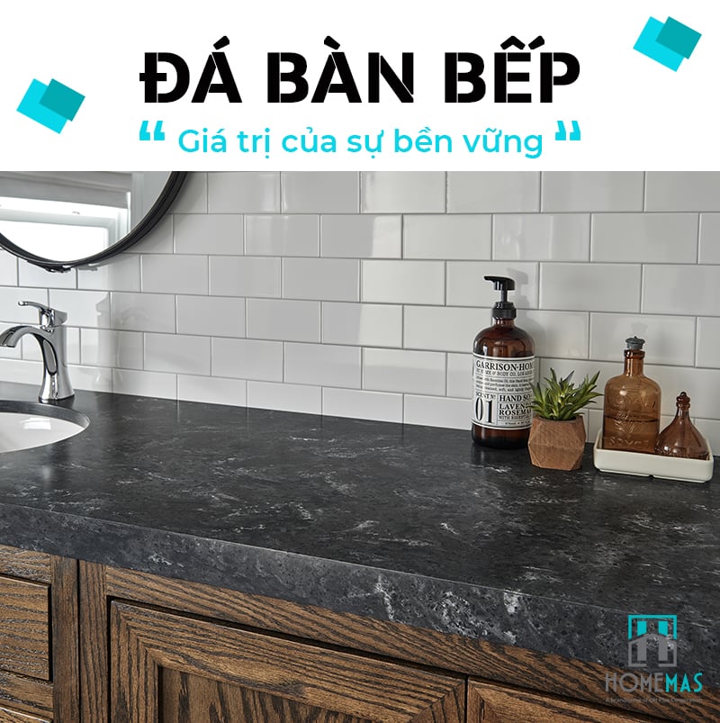 Đá bàn bếp nhân tạo - vật liệu phổ biến nhất