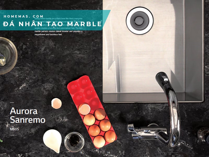 Đá marble nhân tạo là gì, ứng dụng của đá marble