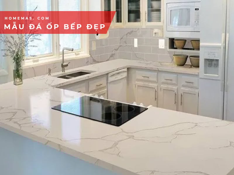 Những mẫu đá ốp bếp sang trọng cho phòng bếp